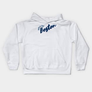 Boston in 1630 Kids Hoodie